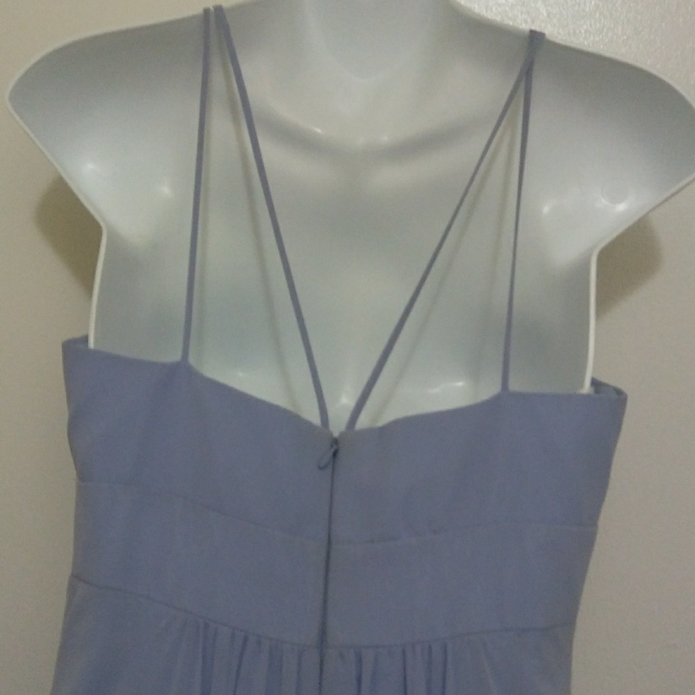David's Bridal blue gown - Picture 7 of 8